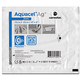 Convatec Aquacel Ag+ Extra Повязка Аквасель Экстра Плюс с серебром и ус волокном Гидрофайбер,10x10см