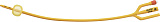Rusch Катетер Фолея трехходовой силиконизированный латексный Silkolatex Gold, 30-50 мл, 40 см