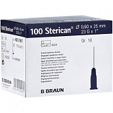BBraun Sterican Игла инъекционная Стерикан 23G (0,60 х 25 мм), 100 штук